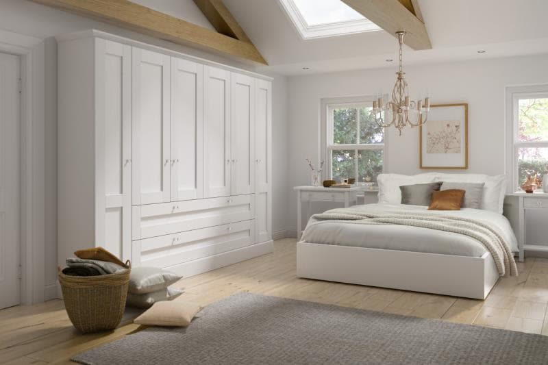 Lucca Legno White Bedroom